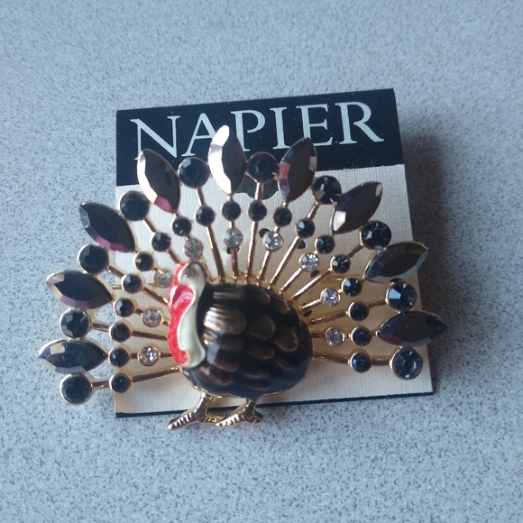 🦃Napier Thanksgiving Turkey Pin/Last One - Picture 1 of 2